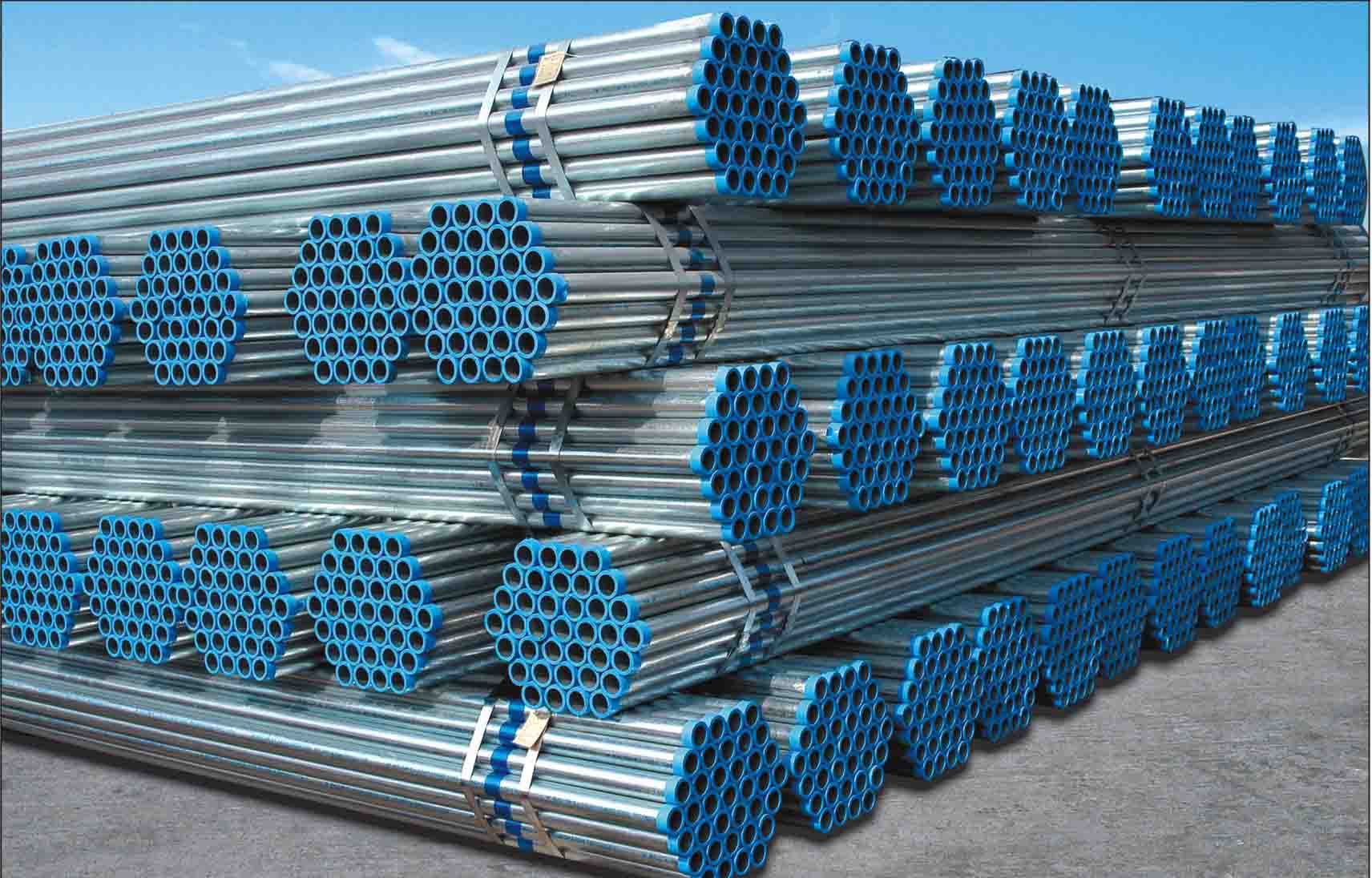 海阳镀锌钢管大棚管厂家发货支持大小批量采购