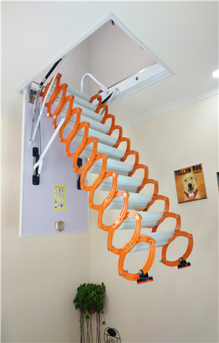 东洲电动伸缩楼梯使用方法用的放心